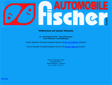 Tablet Screenshot of fischer-automobile-wob.de